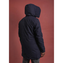 Load image into Gallery viewer, Down Parka in Navy Ripstop Ventile (SIZE 46) - FINAL SALE